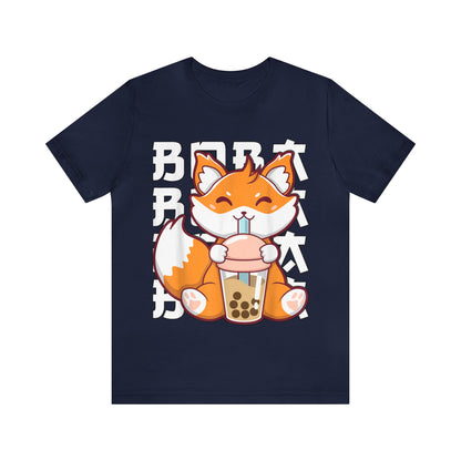Anime Fox Boba Tea Tee