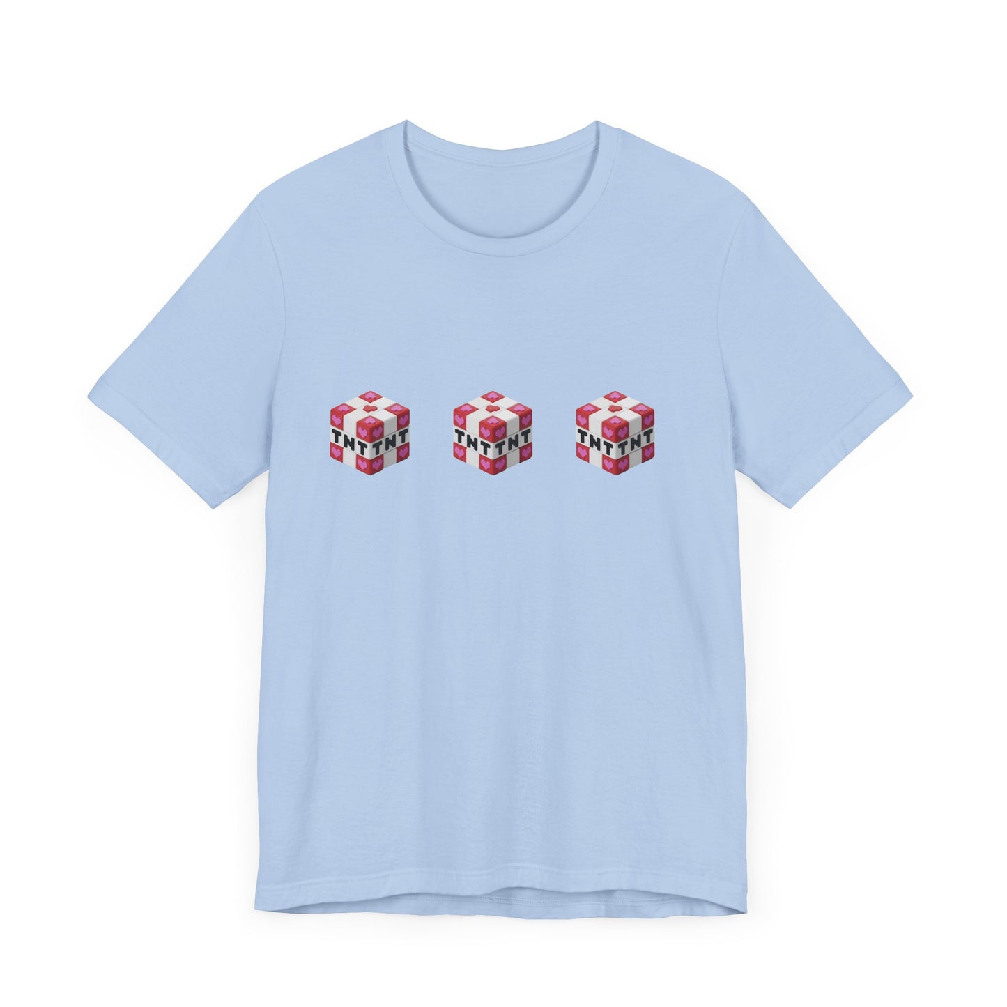 Minecraft TNT Hearts Valentines Day Tee