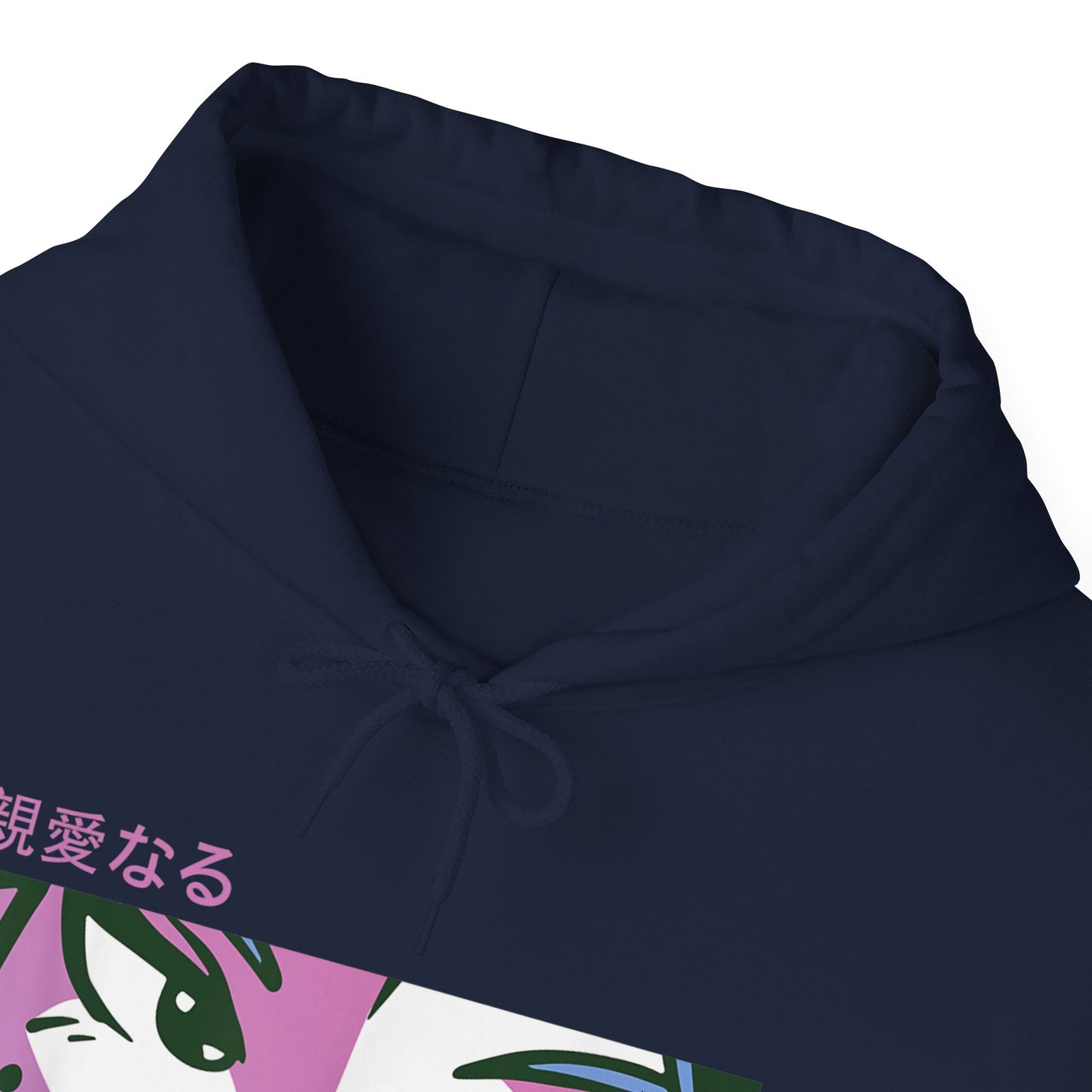 Purple Bored Anime Girl Eyes Hoodie