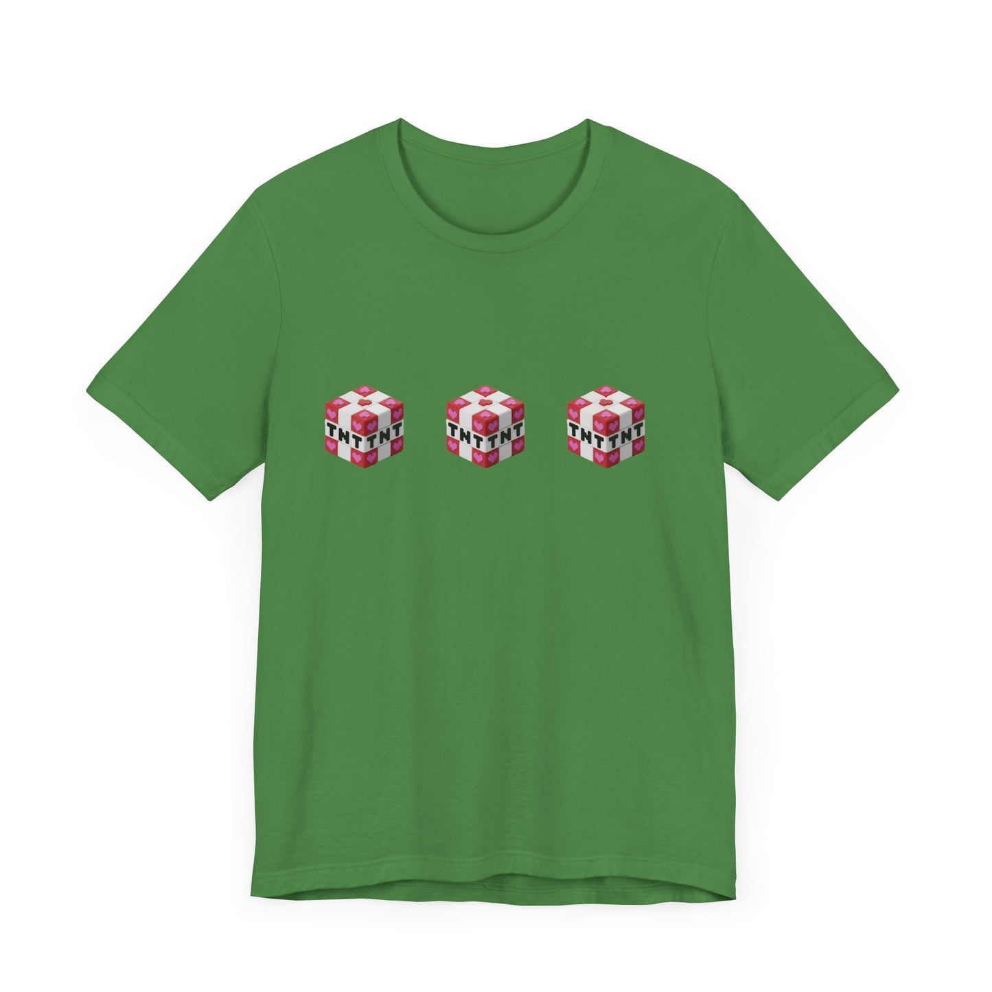 Minecraft TNT Hearts Valentines Day Tee