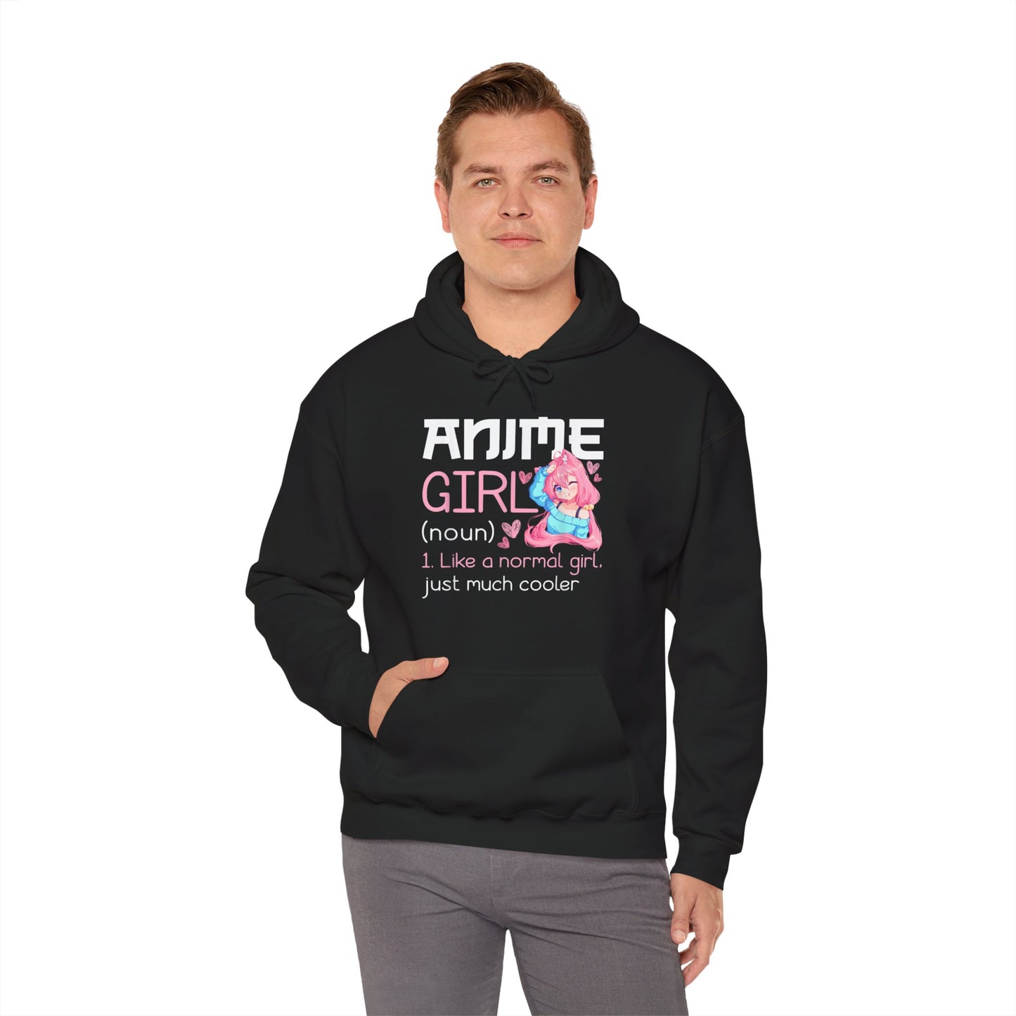 Cute Anime Girl Noun Hoodie
