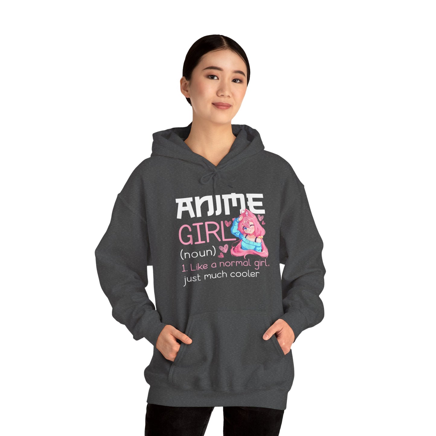 Cute Anime Girl Noun Hoodie
