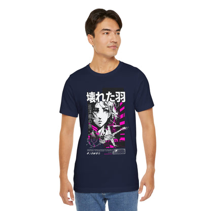Anime Girl Broken Wings Tee