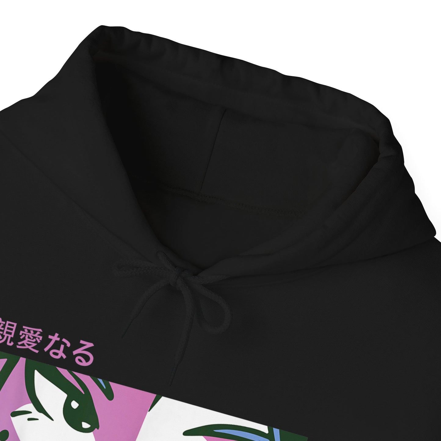 Purple Bored Anime Girl Eyes Hoodie