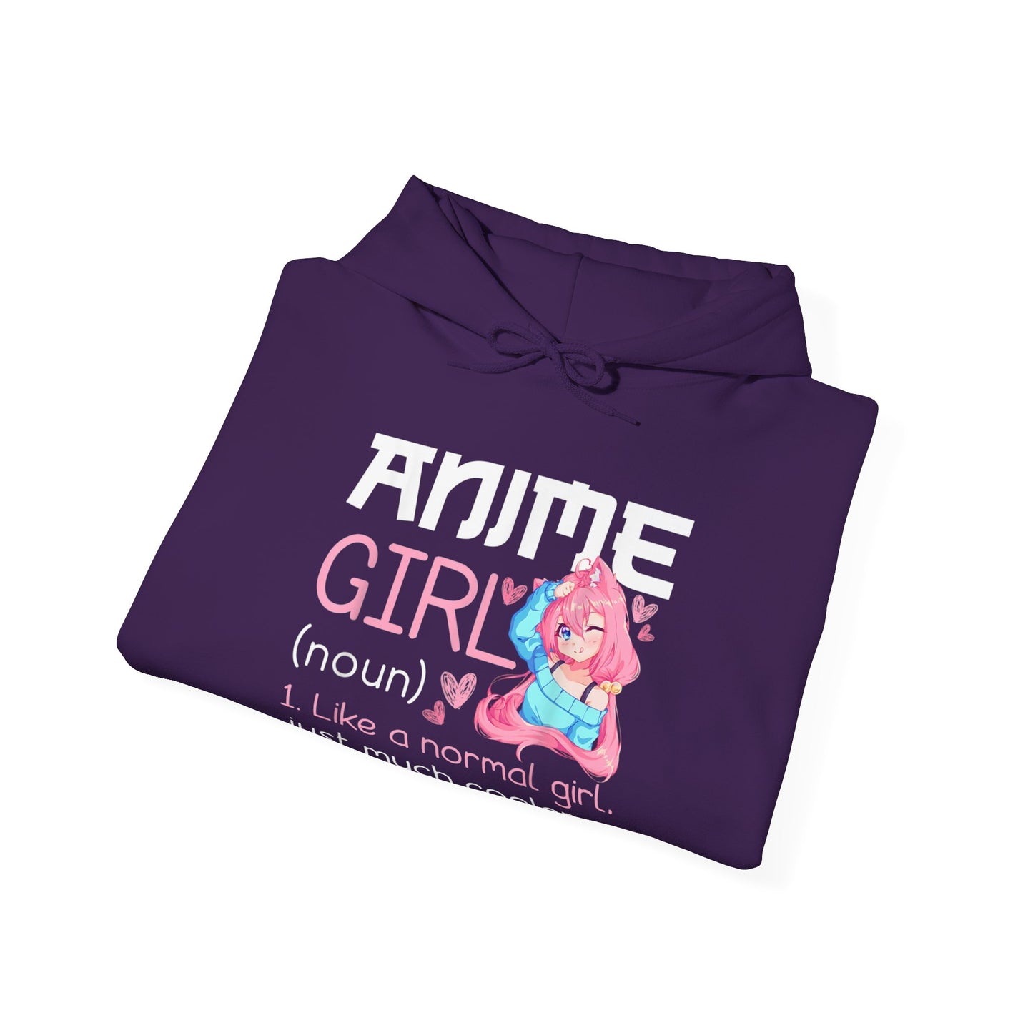 Cute Anime Girl Noun Hoodie