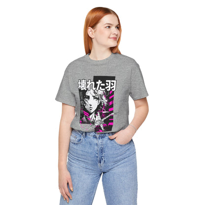 Anime Girl Broken Wings Tee