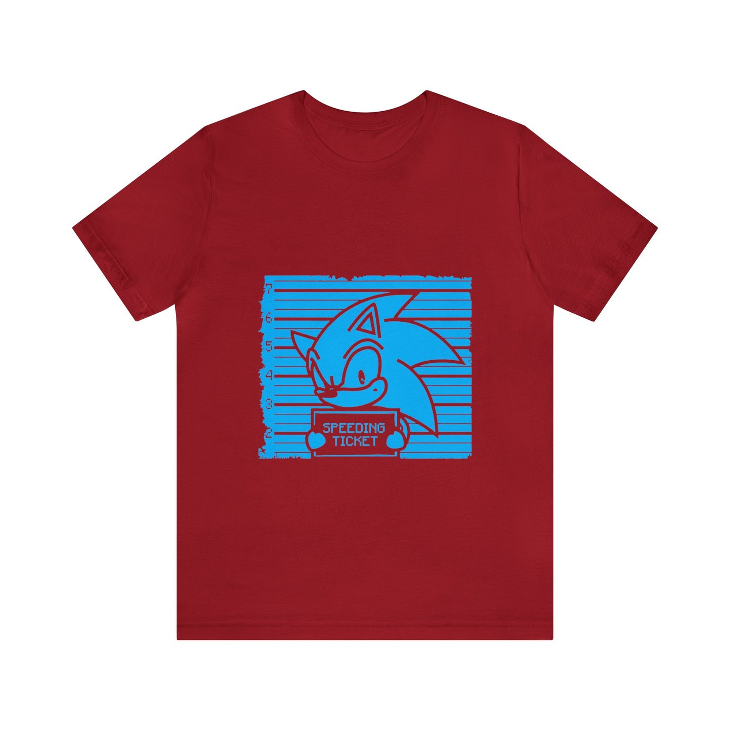 Sonic Speeding Ticket Video Game Tee