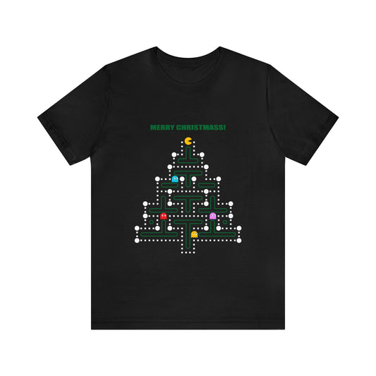 Pacman Christmas Tree Tee