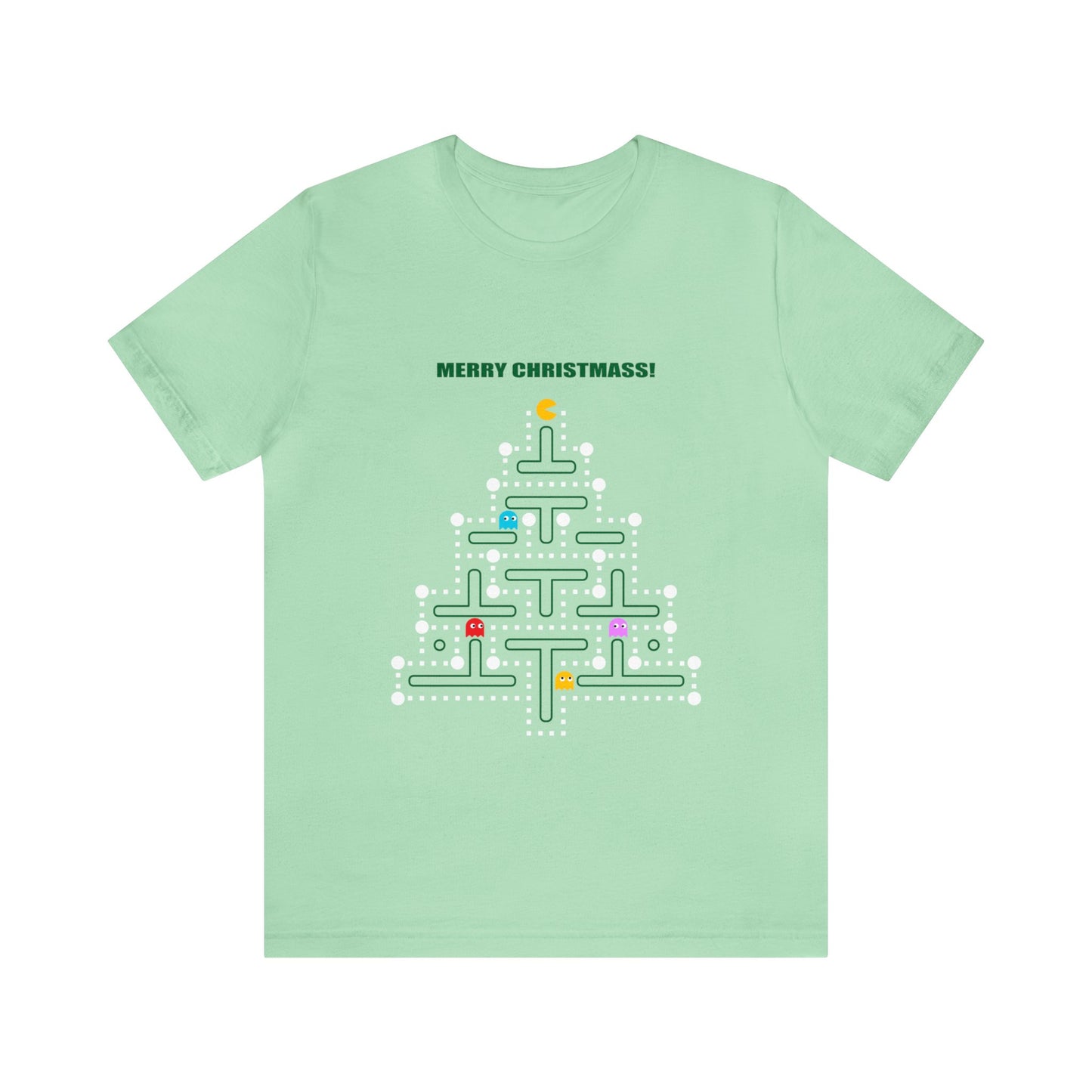 Pacman Christmas Tree Tee