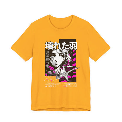Anime Girl Broken Wings Tee