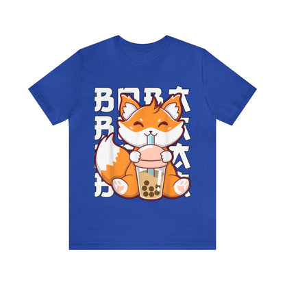 Anime Fox Boba Tea Tee