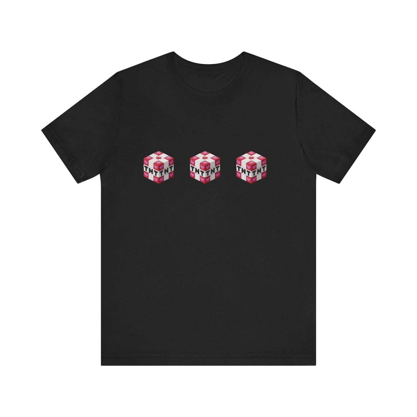Minecraft TNT Hearts Valentines Day Tee