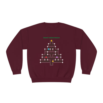 Pacman Christmas Tree Sweatshirt
