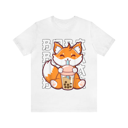 Anime Fox Boba Tea Tee